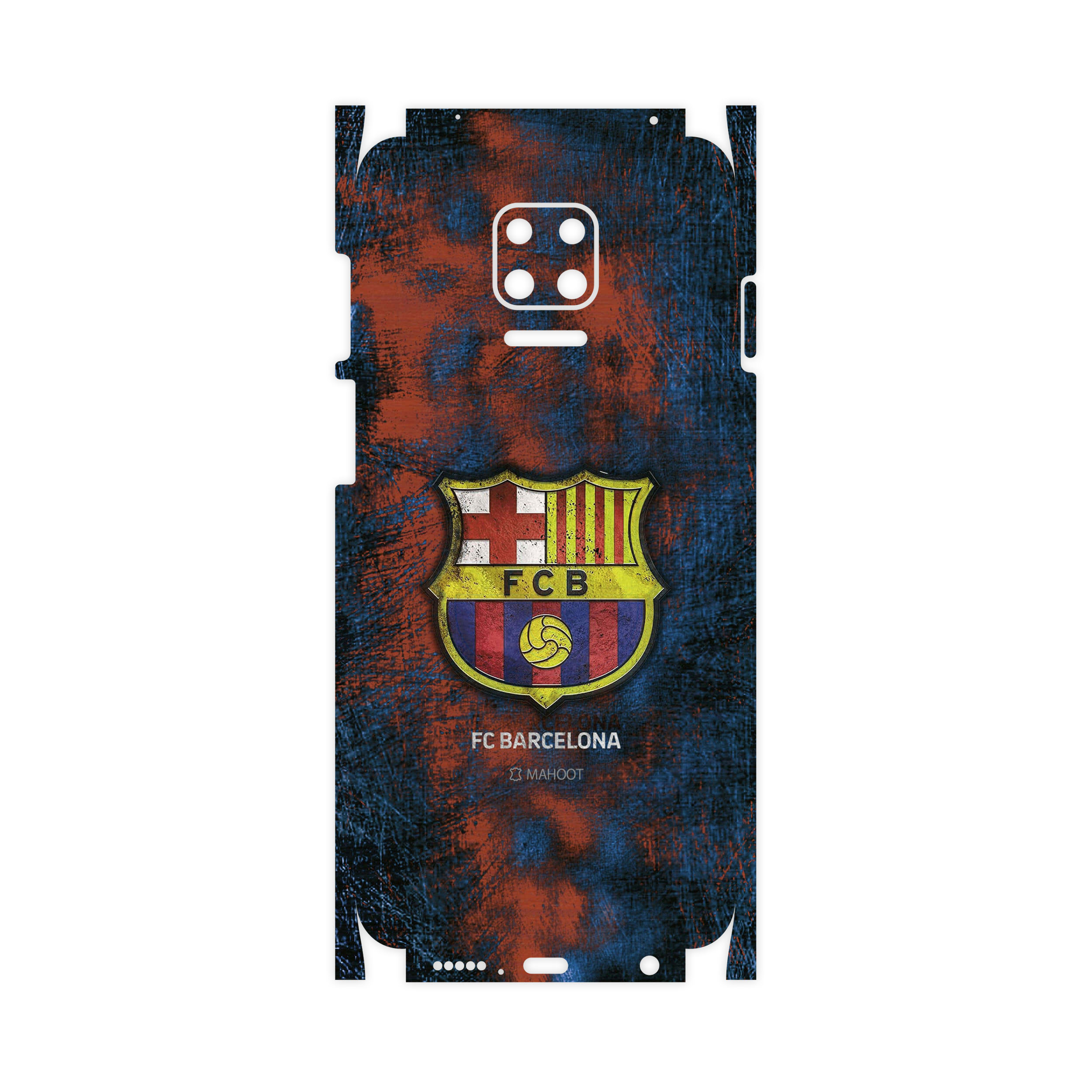 برچسب پوششی ماهوت مدل BARCELONA-FC-2-FullSkin مناسب برای گوشی موبایل شیائومی Redmi Note 9s