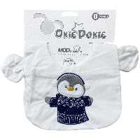 پیش بند گوش دار مخمل پنگوئن OkieDokie
