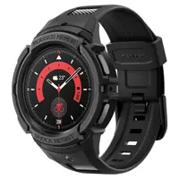 بند اسپیگن مدل Rugged Armor Pro مناسب برای ساعت هوشمند سامسونگ Galaxy Watch5 Pro 45mm