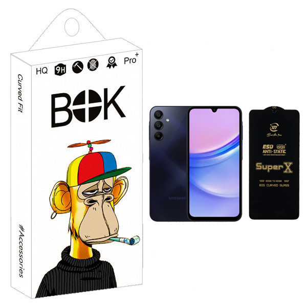 محافظ صفحه نمایش بوک مدل SuperX Touch مناسب برای گوشی موبایل سامسونگ GALAXY A15 4G / A15 5G / M15 5G / F15 5G | کالا برتری