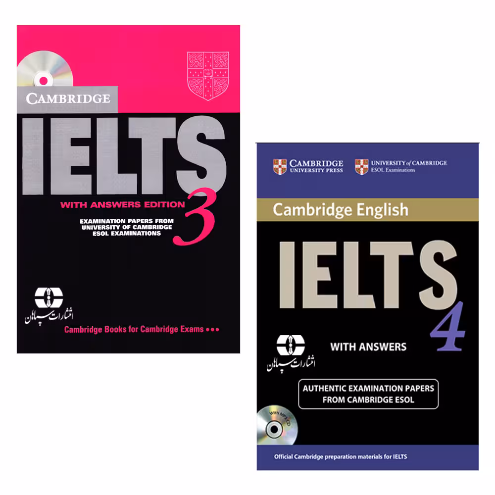 کتاب Cambridge English IELTS اثر جمعی از نویسندگان انتشارات سپاهان جلد 3 و 4