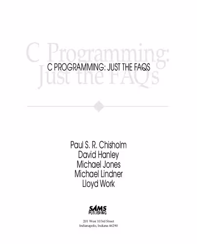 خرید و دانلود نسخه کامل کتاب C Programming Just the FAQs