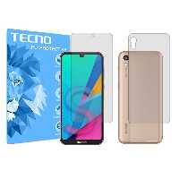 گلس صفحه نمایش و پشت گوشی آنر 8S مدل هیدروژلی شفاف برند تکنو کد SS