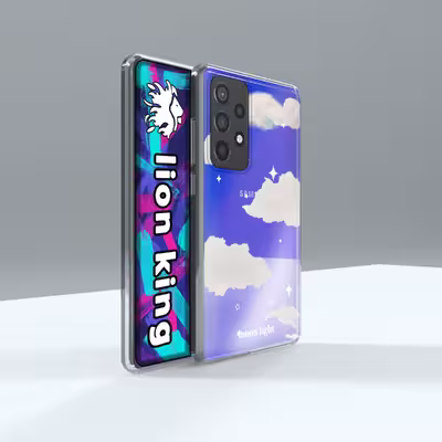 کاور لاین کینگ مدل هولوگرامی Cloud مناسب برای گوشی موبایل سامسونگ Galaxy A53