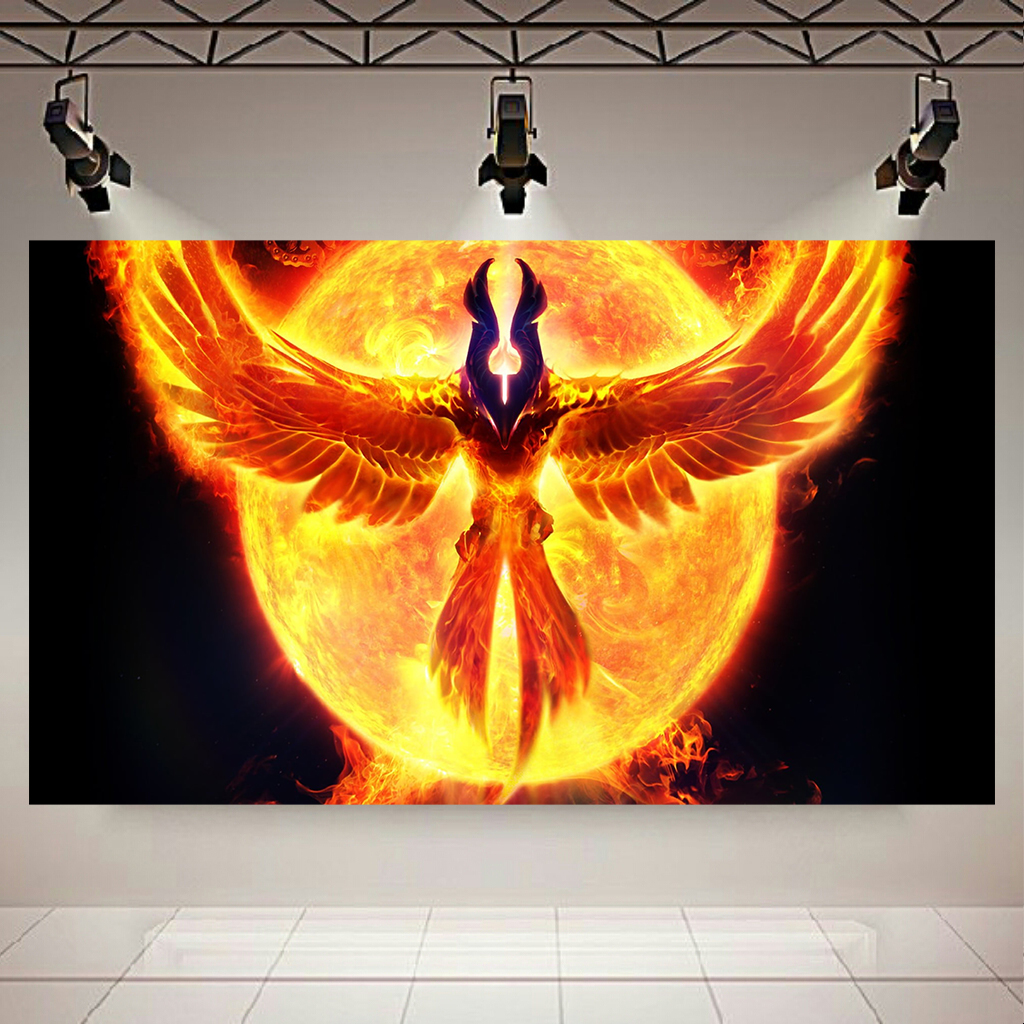 تابلو بوم طرح گیم Dota 2 مدل ققنوس کد AR2057