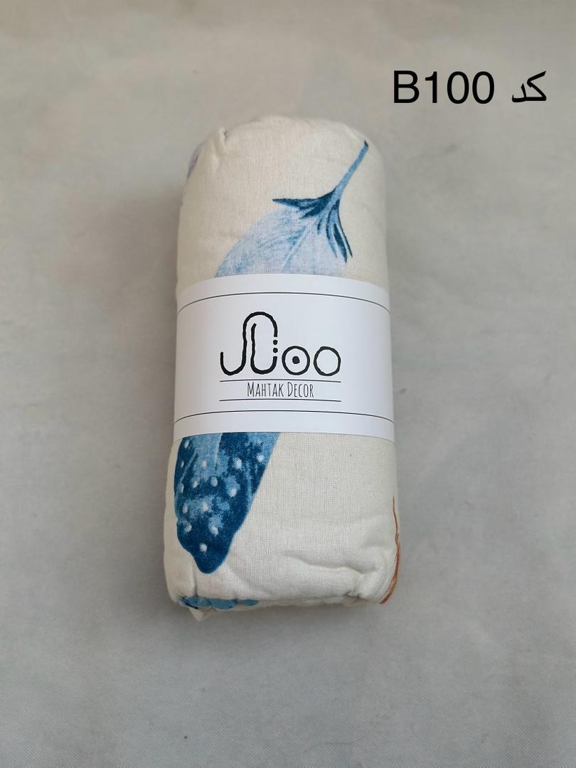 روتختی دونفره سه تکه کدB100 (کاور تشک،دوعدد روبالشتی)