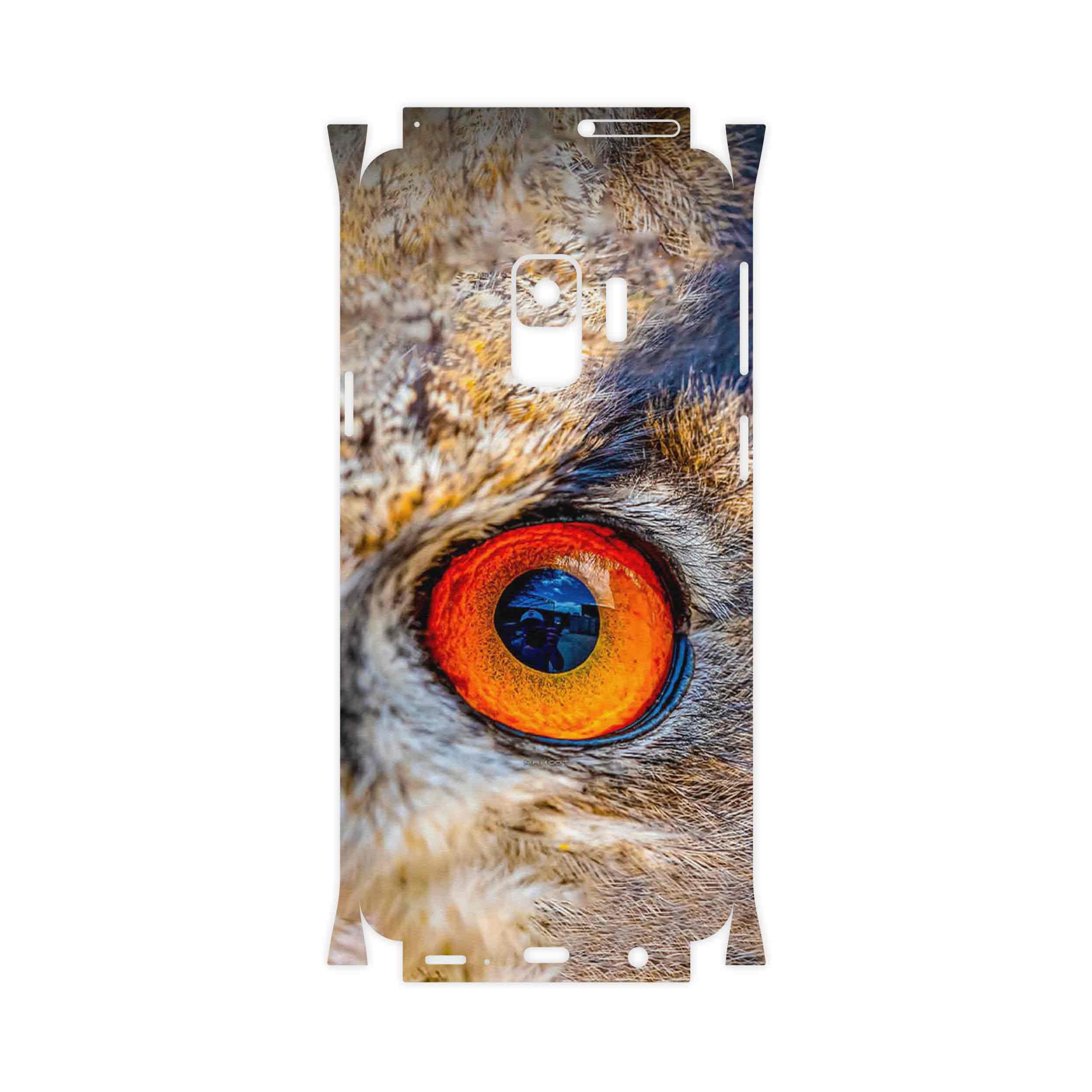 برچسب پوششی ماهوت مدل Owl eyes-FullSkin مناسب برای گوشی موبایل سامسونگ Galaxy S9