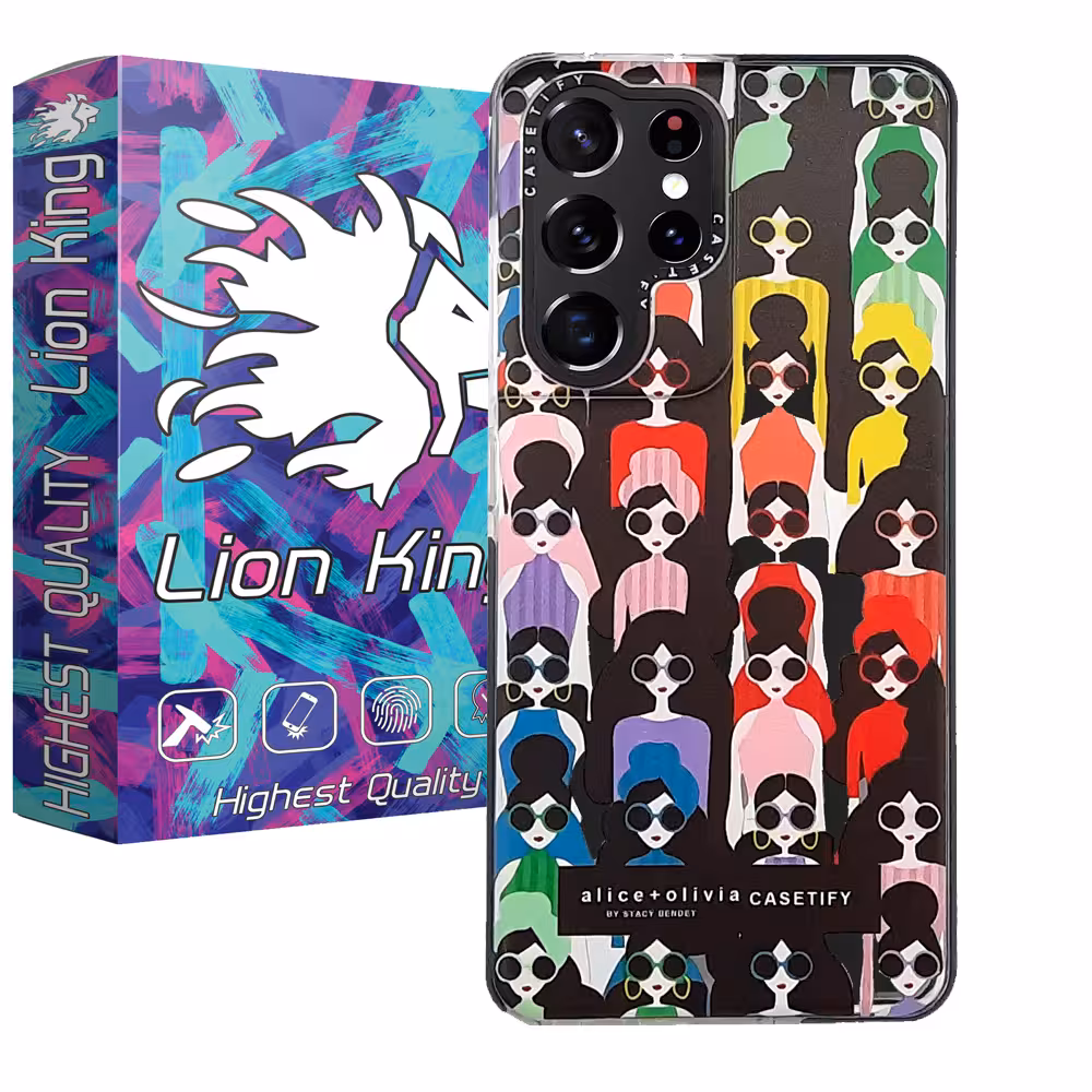 کاور لاین کینگ مدل casetifygirls مناسب برای گوشی موبایل سامسونگ Galaxy S22 Ultra