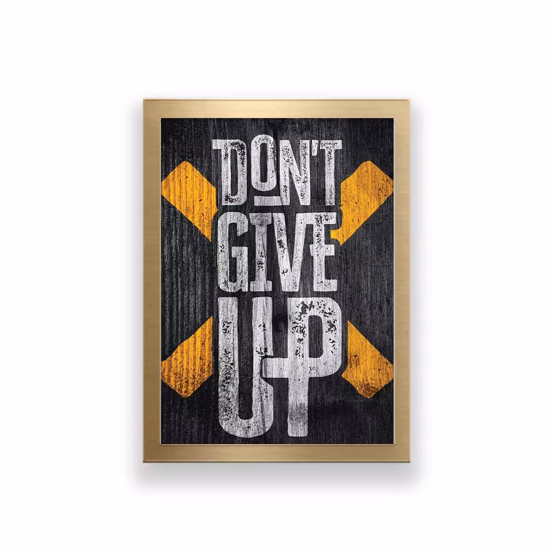 تابلو طرح dont give up