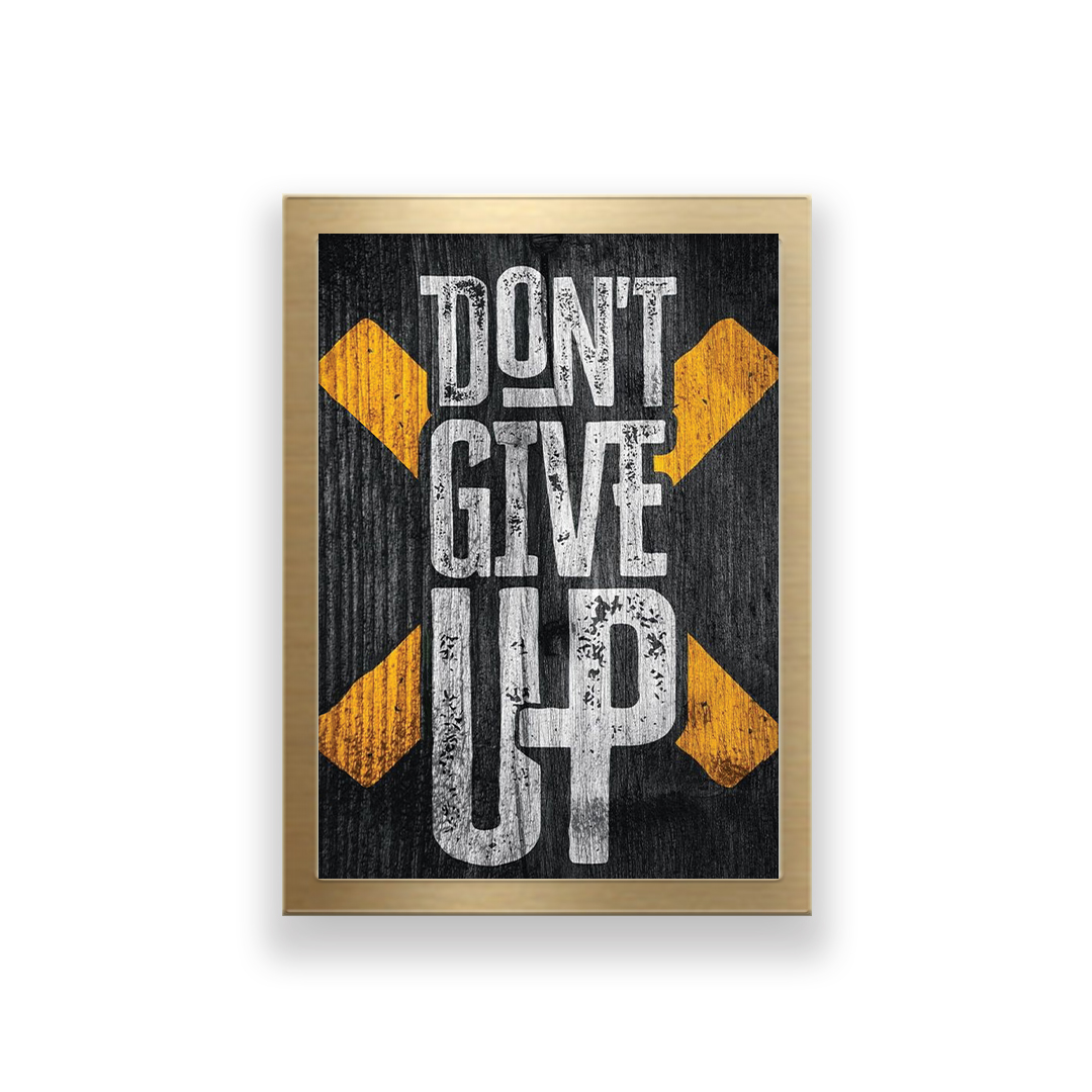 تابلو طرح dont give up