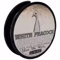 نخ ماهیگیری فلورکربن بالساکس White Peacock سایز 0.45 شفاف100متری