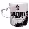 ماگ مدل دسته قلبی طرح بازی کال آف دیوتی call of duty کد 44