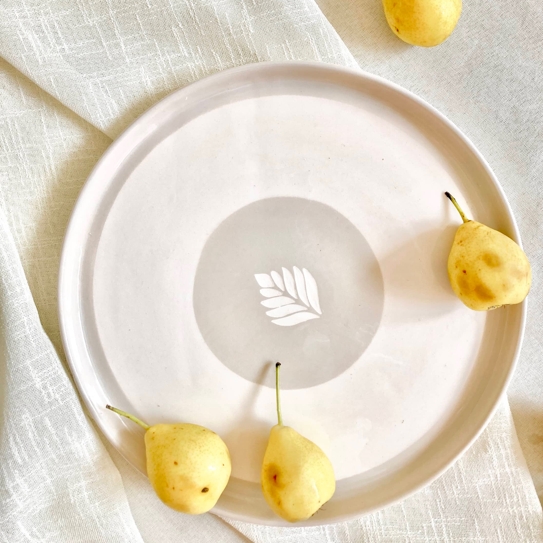 دیس پذیرایی سرامیکی دست ساز طوسی (پیتزاخوری)