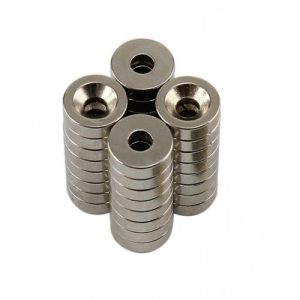 آهن ربا نئودمیوم قوی 12mm * 4mm گرد (مناسب پرینتر سه بعدی دلتا)