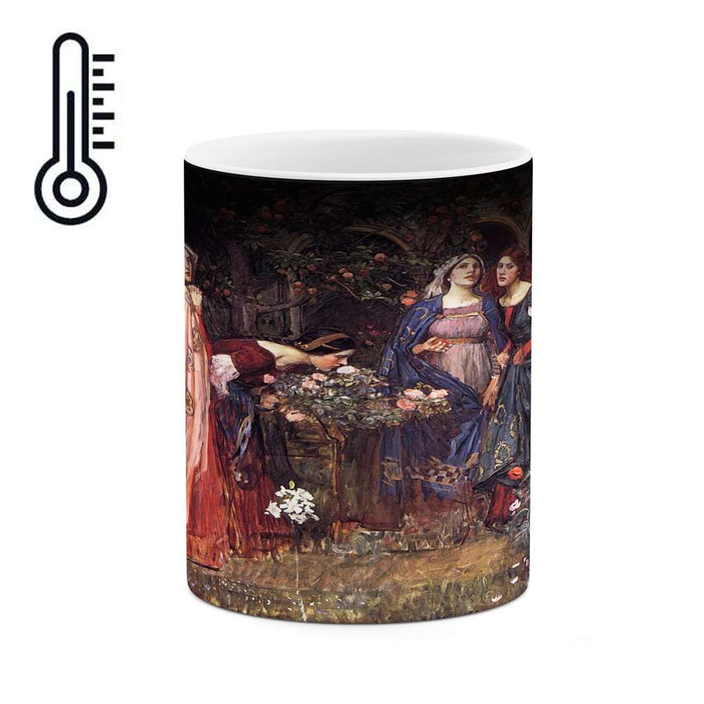 ماگ حرارتی کاکتی طرح نقاشی مدل mgh13618