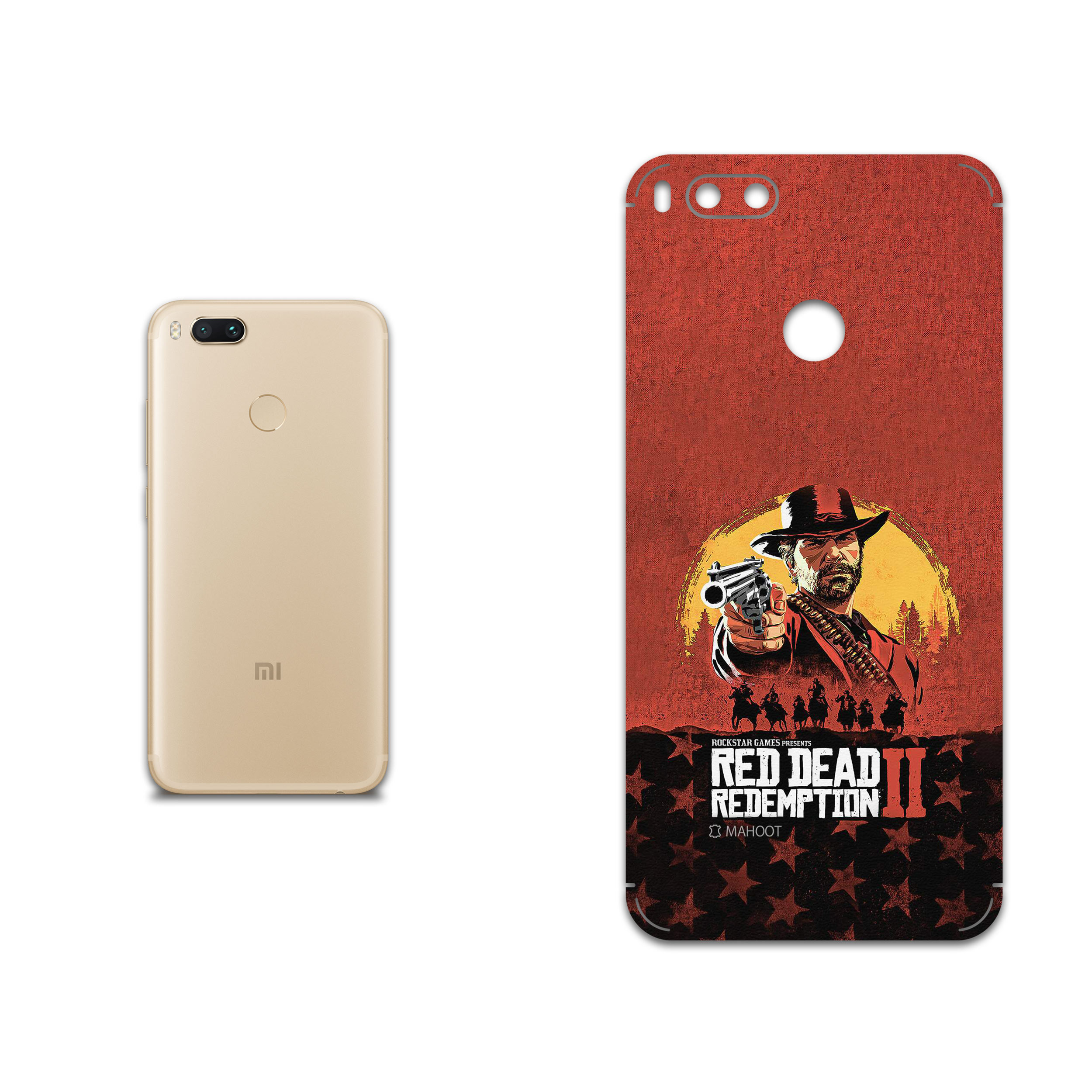 برچسب پوششی ماهوت مدل Red-Dead-Redemption-Game مناسب برای گوشی موبایل شیائومی Mi A1