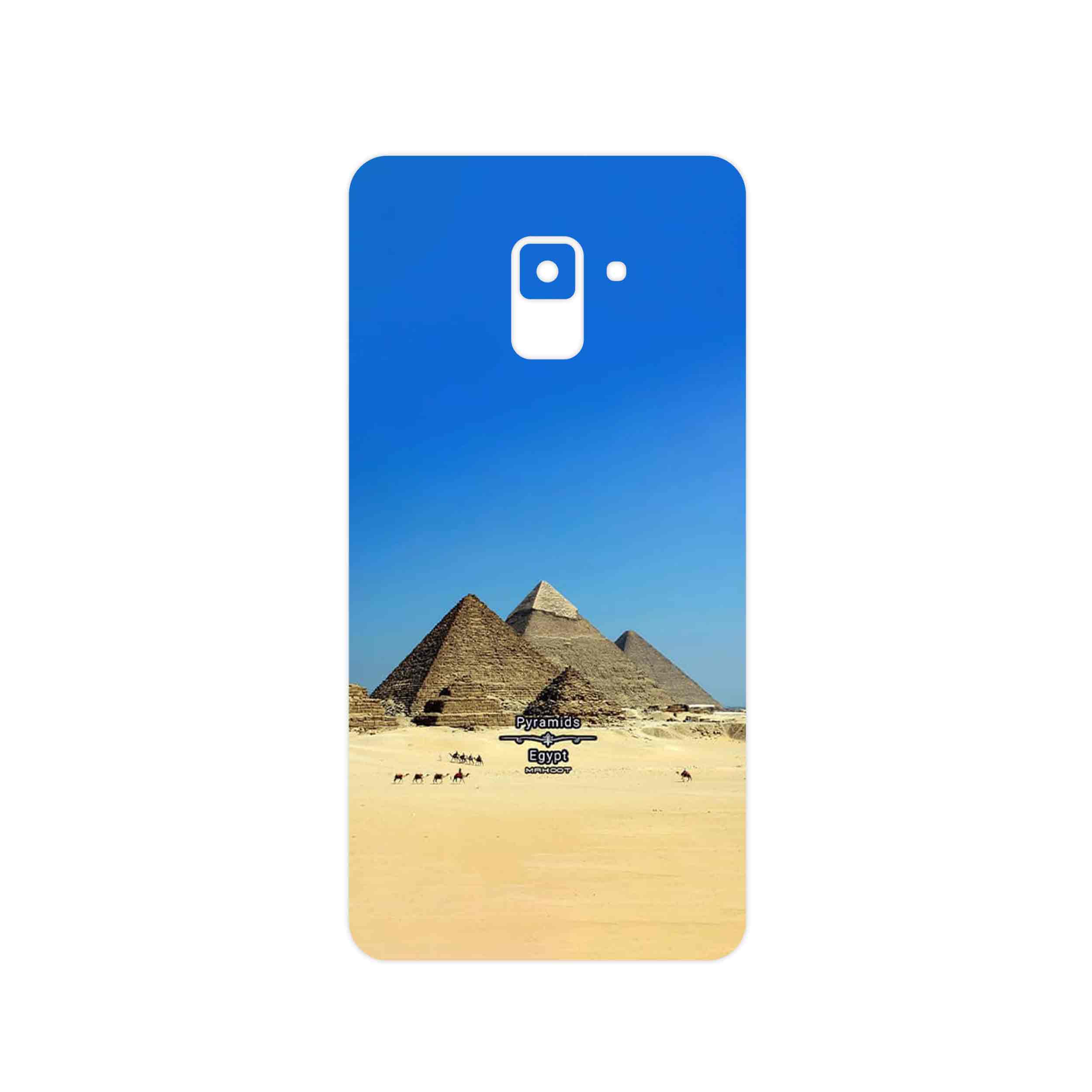 برچسب پوششی ماهوت مدل Pyramids of Egypt مناسب برای گوشی موبایل سامسونگ Galaxy A8 Plus 2018
