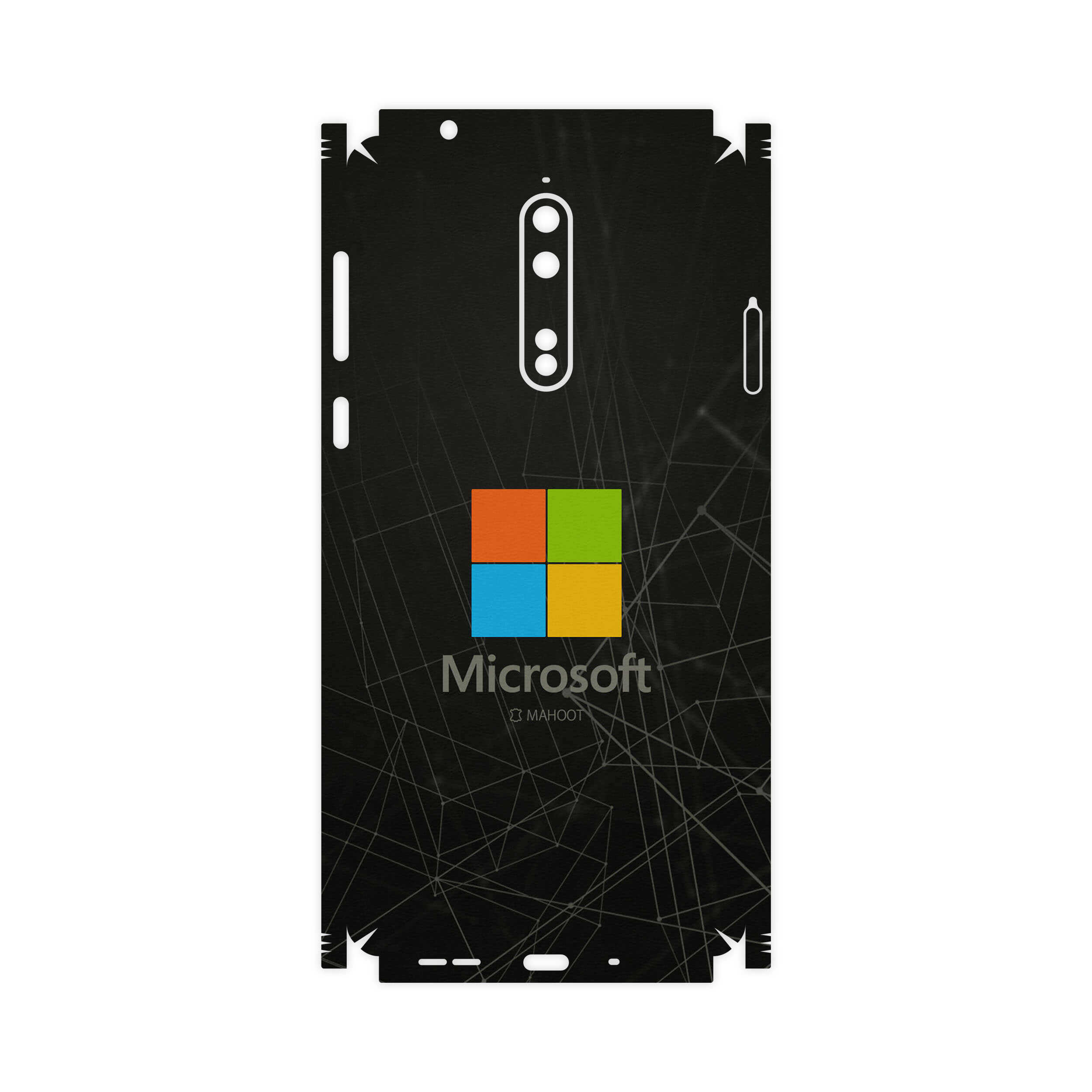 برچسب پوششی ماهوت مدل Mcrsft-FullSkin مناسب برای گوشی موبایل نوکیا 8
