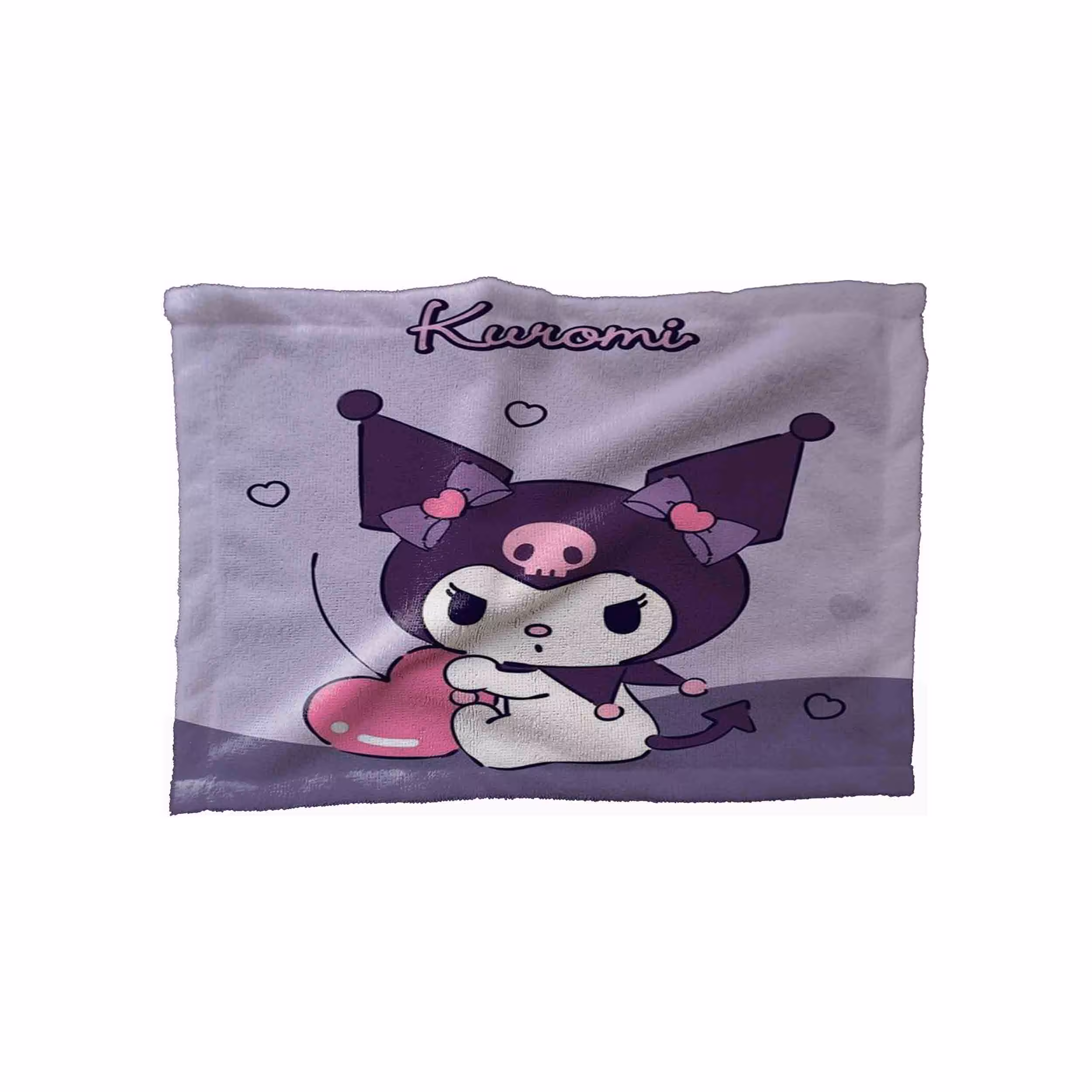 حوله کودک مدل کرومی کیوت کد Kuromi TW59 سایز 30x40 سانتی متر
