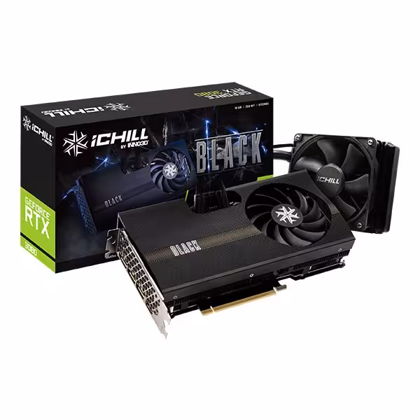 کارت گرافیک اینو تری دی RTX 3080 ICHILL BLACK 10GB