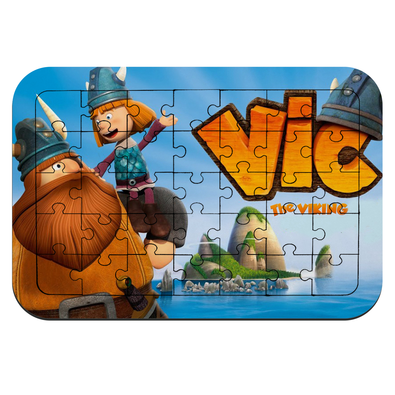 پازل 35 تکه طرح انیمیشن ویکی وایکینگ مدل NI1912
