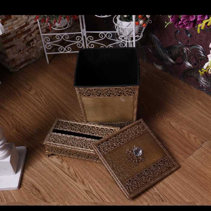 ست سطل و جای دستمال کاغذی کد 13249