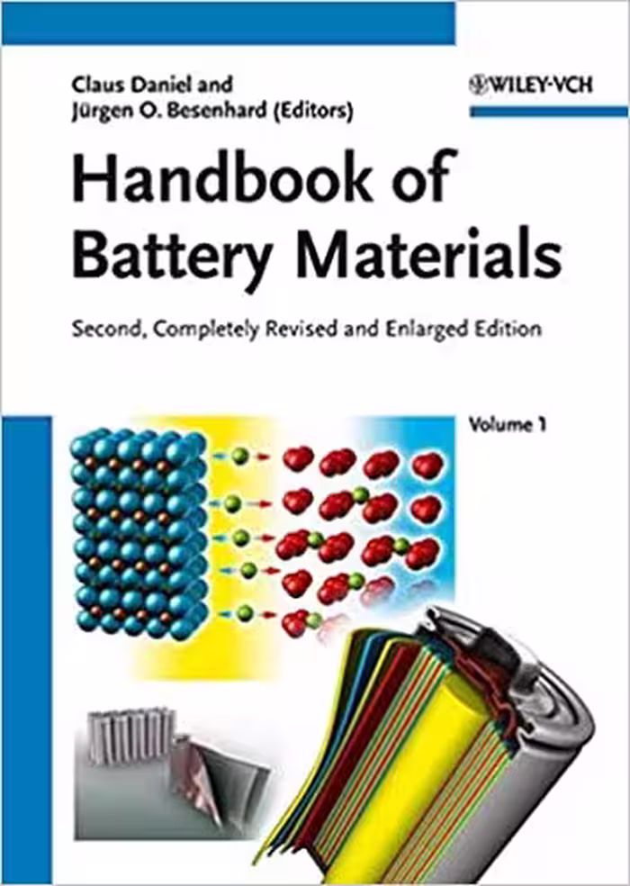 󾕇 دانلود کتاب Handbook Of Battery Materials, 2nd ed, 2011 - دانلود کتاب های دانشگاهی