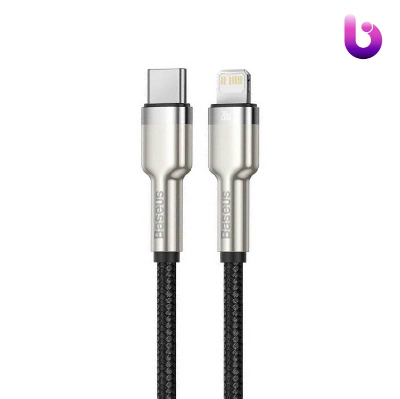 کابل تبدیل کوتاه فست شارژ Baseus CATLJK Type-C to Lightning PD 20W 25cm