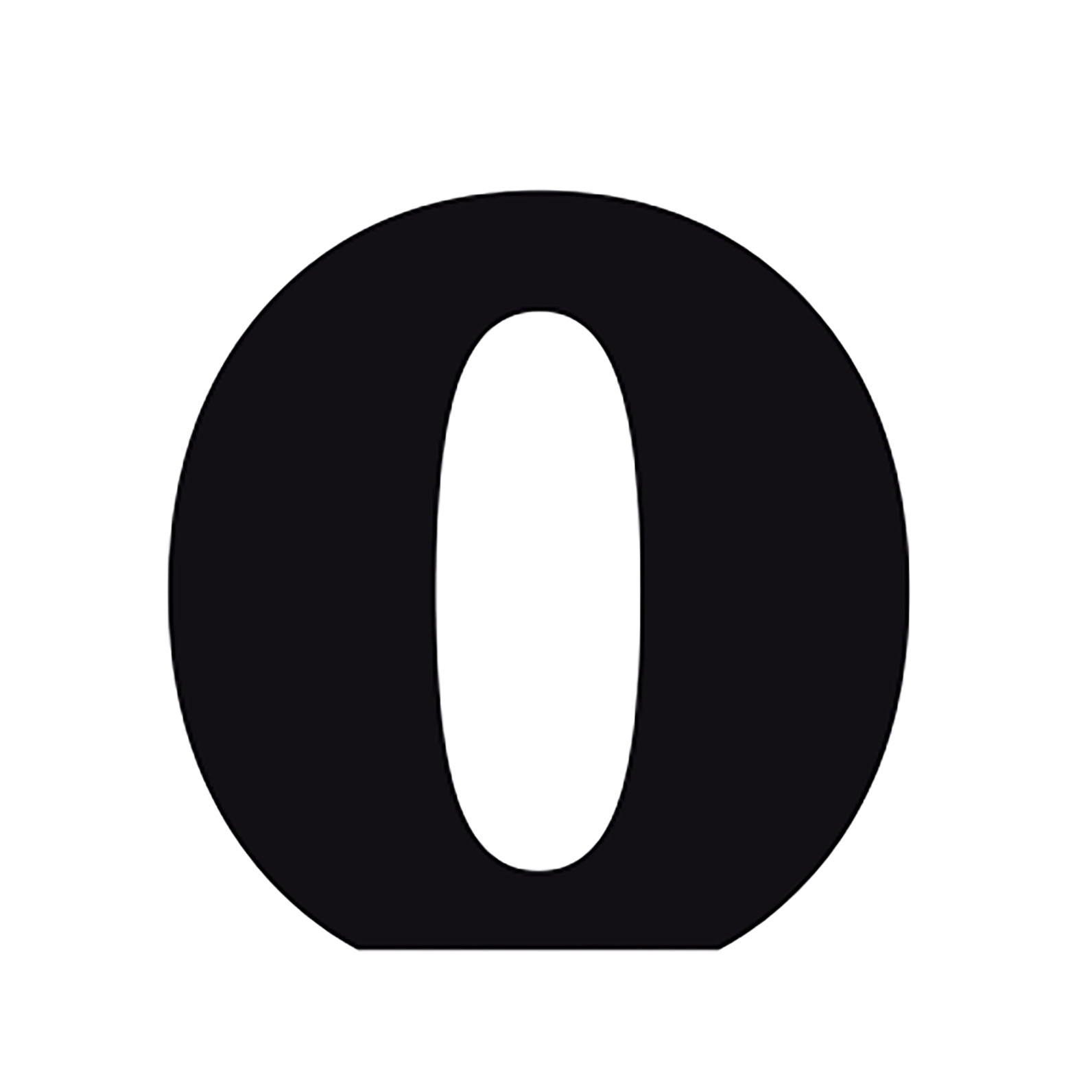 استند رومیزی تزیینی طرح عدد 0 مدل 45