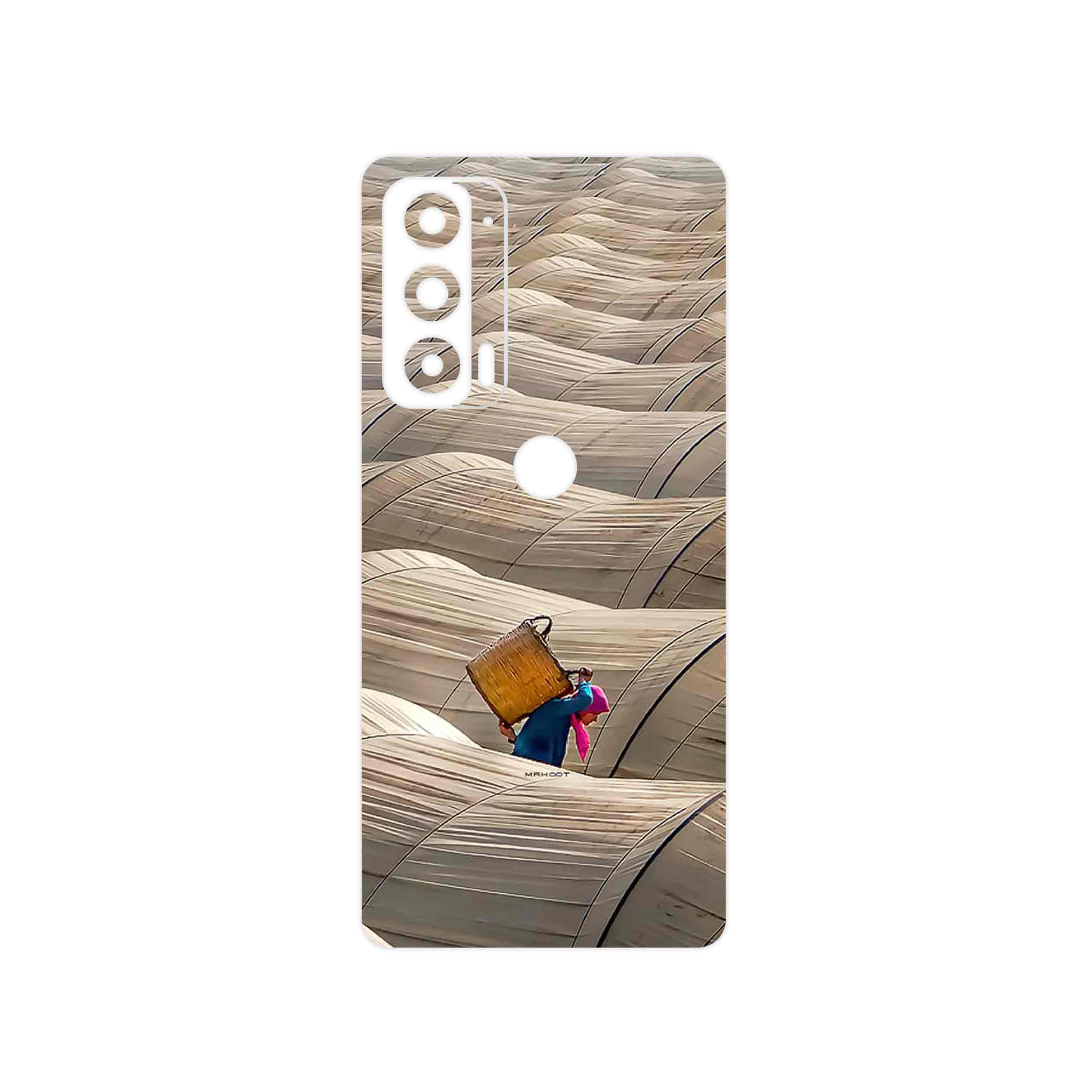 برچسب پوششی ماهوت مدل Strawberry Greenhouses مناسب برای گوشی موبایل موتورولا Edge 20