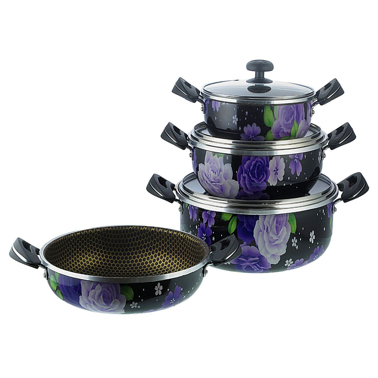 سرویس قابلمه و ماهیتابه لانه زنبوری کد 1009