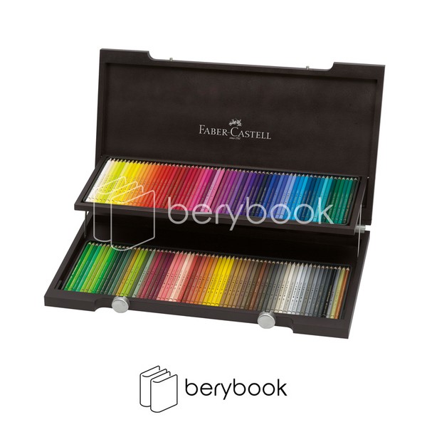 faber castell / فابر کاستل / مداد رنگی / پلی کروم / چوبی / دوطبقه / 120 رنگ