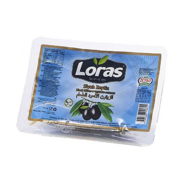 زیتون سیاه لوراس ترکیه وکیوم 800 گرمی
