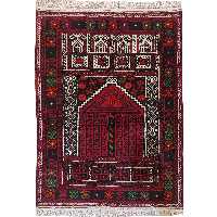 فرش دستبافت یک متری طرح بلوچ کد 86