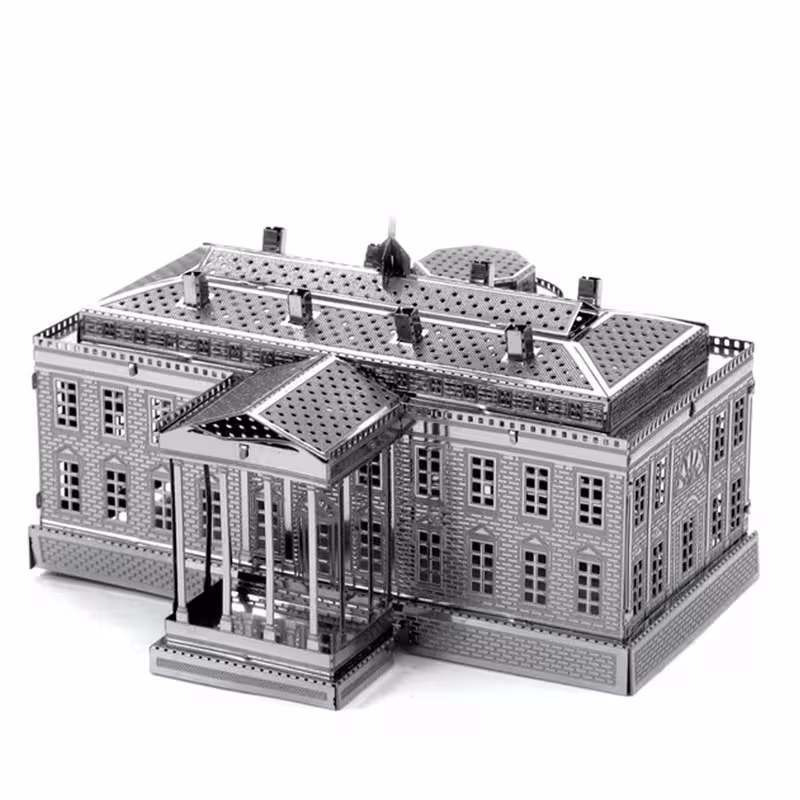 پازل سه بعدی فلزی مدل The White House | چاوه