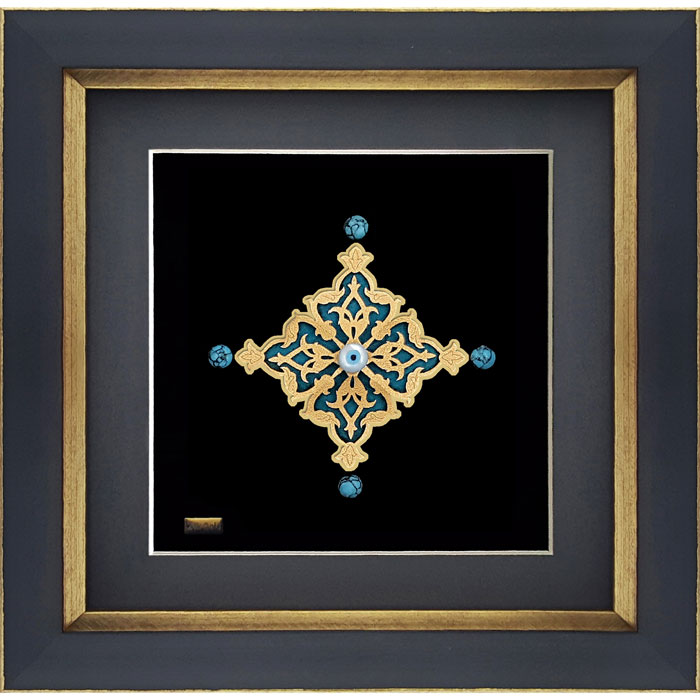 تابلو طلاکوب زرین هنر ایران مدل چشم نظر کد 01