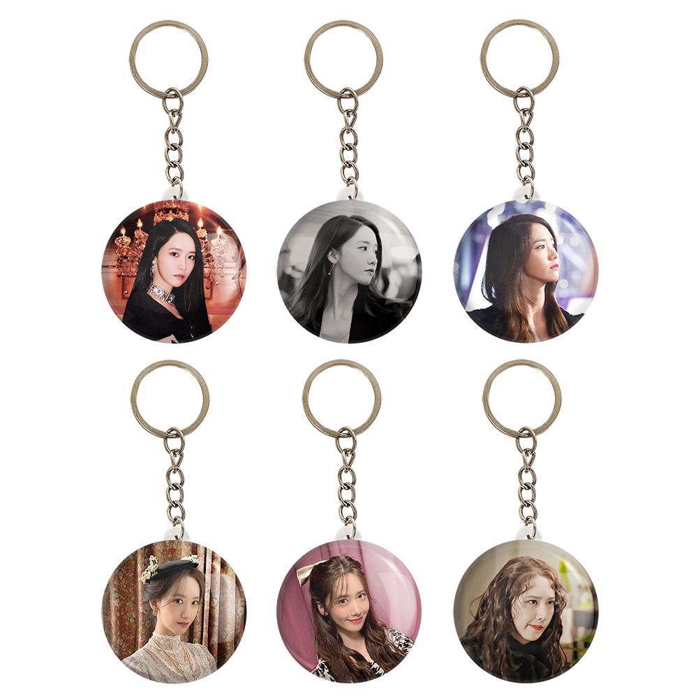 جاکلیدی خندالو مدل یونا گروه گرلز جنریشن Girls Generation کد 1307A مجموعه 6 عددی