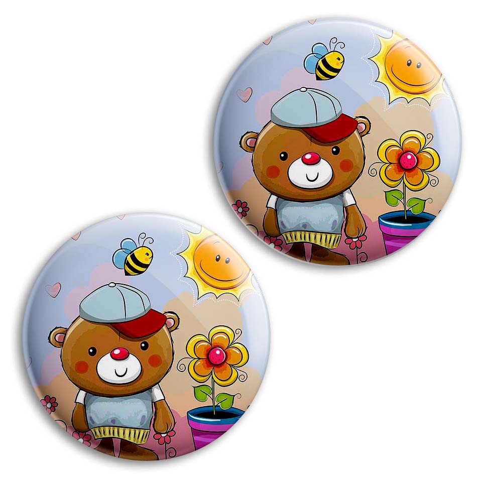  پیکسل پرمانه طرح حیوانات بامزه کد pm2n.7282 مجموعه 2 عددی