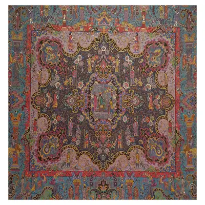 رومیزی ترمه مدل کوروش کد TRM64