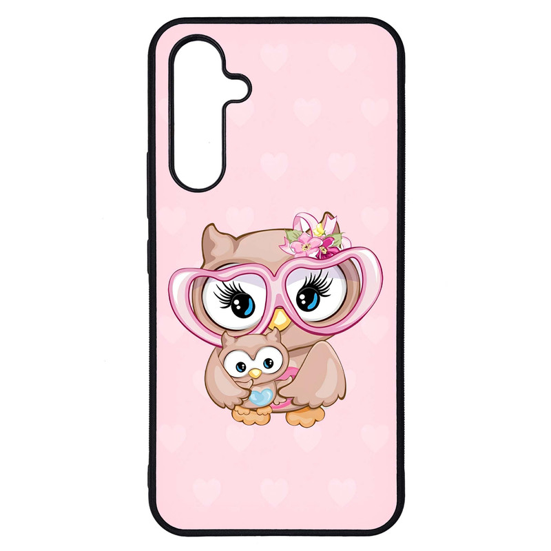 کاور طرح بچه جغد کد G-224 مناسب برای گوشی موبایل سامسونگ Galaxy A54 / A54 5G | دیجی قاب دونی