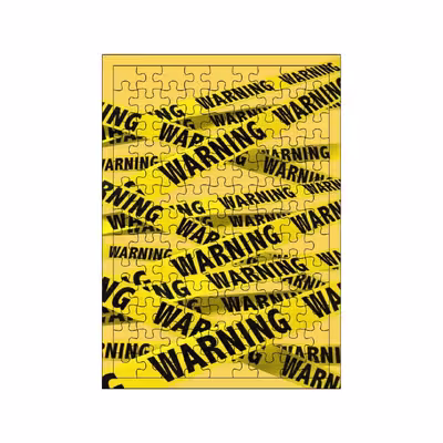پازل 117 تکه مدل WARNING کد 448