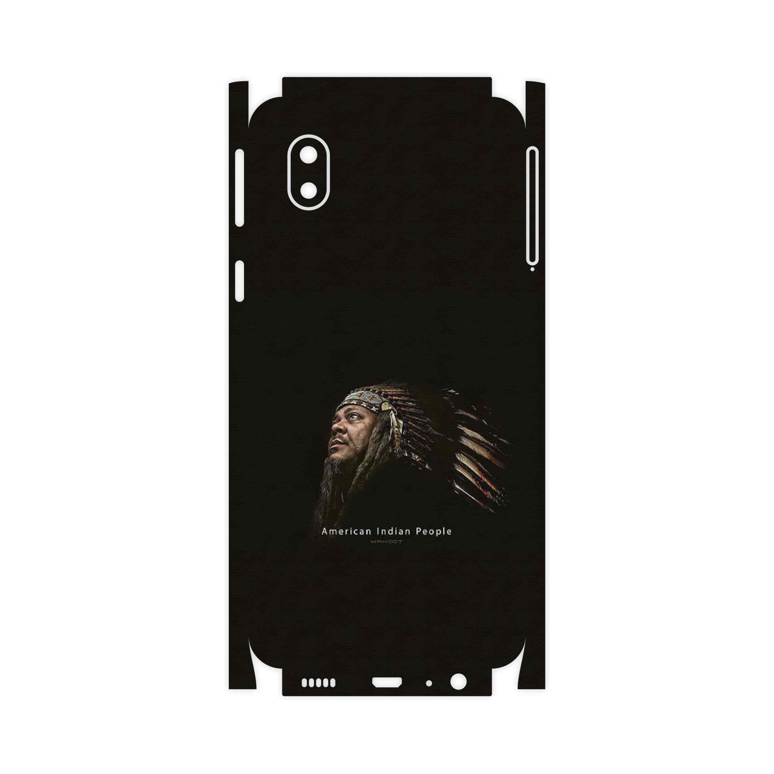 برچسب پوششی ماهوت مدل Portrait of an Indian Man-FullSkin مناسب برای گوشی موبایل سامسونگ Galaxy A01 Core