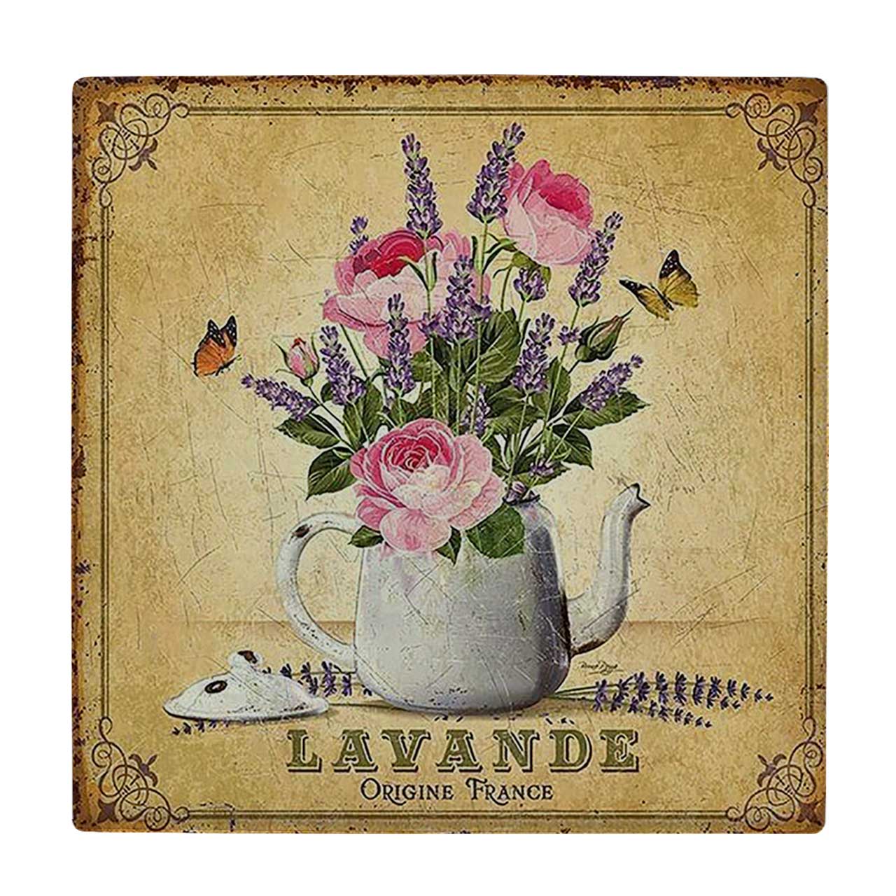  کاشی کارنیلا طرح گلدان گل کد wkk641