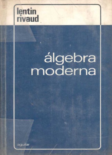 خرید و دانلود نسخه کامل کتاب Algebra moderna