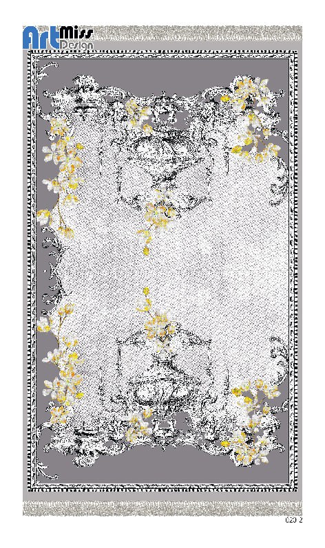 فرشینه وقالیچه درجه1 در ابعاد متنوع با ترمز فرش زمینه طوسی خاکستری