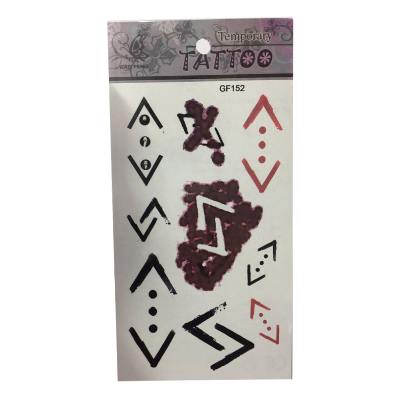 تاتو موقت طرح ریاضی