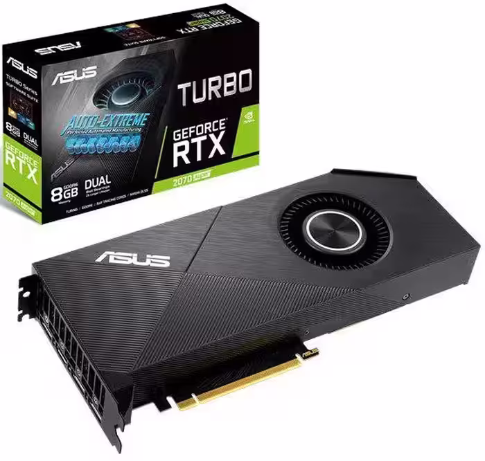 کارت گرافیک ایسوس مدل TURBO-RTX2070S-8G-EVO با حافظه 8 گیگابایت