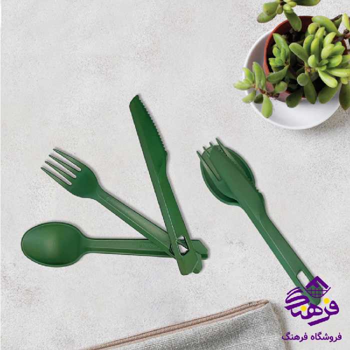 ست قاشق چنگال مسافرتي کليز