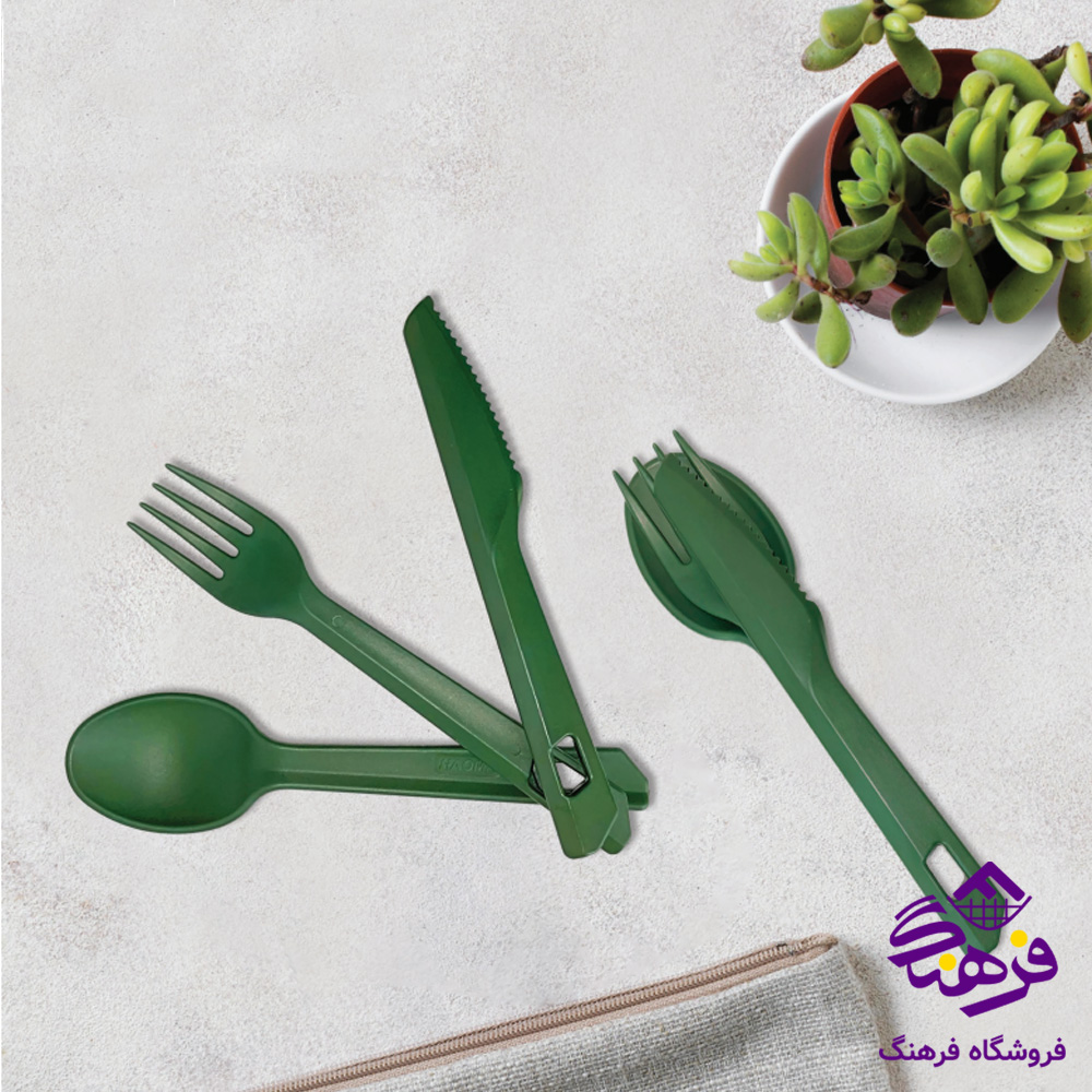 ست قاشق چنگال مسافرتي کليز