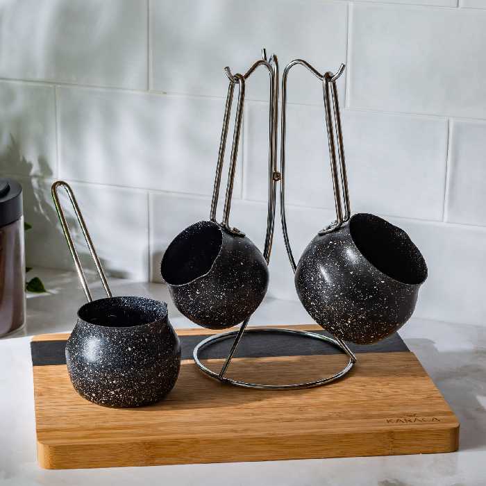 قهوه جوش بیوگرانیت 3تایی کاراجا کد 502000083